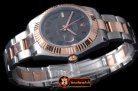 Best Replica Rolex Datejust II SS/RG Oyster Fluted Grey Roman As