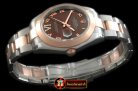 R2DJ0192F - SS/RG Oyster Brown Roman Asian Eta 2836-2