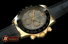 Replica Rolex Daytona 116528 YG/LE Grey Stk A-7750 Sec@6 28800