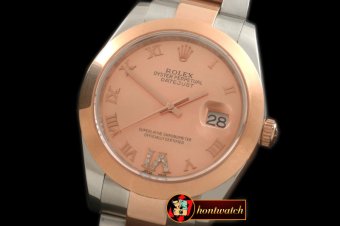 R2DJ0192E - SS/RG Oyster R-Gold Roman Asian Eta 2836-2