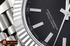 Rolex Datejust II DJ2 41mm Jub Flt SS/SS Black Stick BP Asia 323