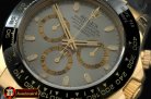 Replica Rolex Daytona 116528 YG/LE Grey Stk A-7750 Sec@6 28800