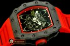 RM077A - RM-035 Rafael Nadal Tourbillon PVD/RU/Red Custom Skelet