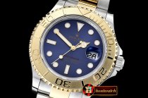 Rolex YachtMaster 116613 40mm 904L YG/SS Blue GMF A3135