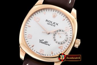 ROLCEL070C - Cellini Date RG/LE White Num Asia 2824