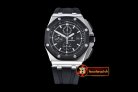 AP0375D - AP Royal Oak Chrono SS/RU Black JHF A3126 Secs@9