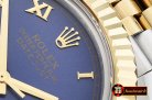 Rolex Datejust II DJ2 41mm Jub Flt YG/SS Blue Roman BP A3235 Mod