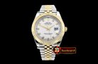 Rolex Datejust II DJ2 41mm Jub Flt YG/SS White Diams BP Swiss 28