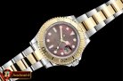 Rolex YachtMaster 116613 40mm 904L YG/SS Bwn MOP GMF A3135