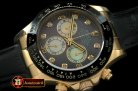 Replica Rolex Daytona 116528 YG/LE M-Grey Diam A-7750 Sec@6