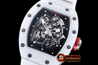 Richard Mille RM055 Bubba Watson Wht CER/VRU Blk Custom Mod