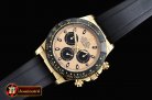 Rolex Daytona Cer YG/RU Gold Stk BP Ult A7750 Mod