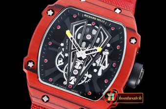 Richard Mille RM027-03 Rafael Nadal Red FC/VRU Blk/Blk C Miyota