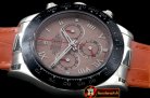 Replica Rolex Daytona 116519 SS/CER/LE Brown Roman A-7750 Sec@6