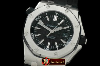 AP0287 - Royal Oak Diver Auto SS/RU Black A-2824/3120