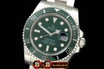 Best Replica Rolex Submariner 116610LV Green V6s SS Sub A-2836