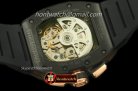 RM032 - Carbon/Rose Gold Flyback PVD/RU Asian 7750 28800