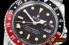 Rolex GMT Master Ref.1675 Red/Blk SS/SS Swiss 2836 Mod