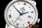 Omega De Ville Prestige Mens SS/SS White/Blue TWF Asia 2824