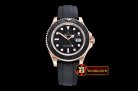 Rolex YachtMaster 116655 40mm RG/RU Black BP Ult Swiss 2836