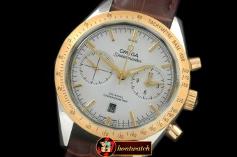 OMG0376B - Speedmaster Moon Watch SS/YG/LE White Stick A-7750