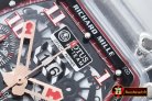 RM082K - RM011 Felipe Messa Big Date Sapphire Limited Red/Black