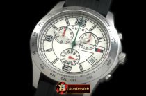 GU034A - G-Timeless Men Chrono SS/LE White Swiss Qtz