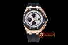 AP0375A - AP Royal Oak Chrono RG/RU White JHF A3126 Secs@9