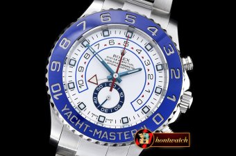 Rolex YachtMaster II 116680 Blue SS/SS White JF Asia 7750