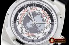 VACH. CONSTANTINE 2016 Overseas World Time 7700V SS/LE Silv MY82