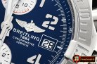 Breitling Avenger II Chronograph 43mm SS/SS Blue GF A7750