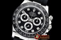 Rolex Daytona 116519 904L CER/RU Blk/Diam Noob A4130 Mod