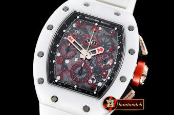 Richard Mille RM011 Felipe Massa LE Wht Cer CER/RG/VRU Blk/Red A