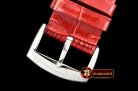Franck Muller Master Sq 6002 Midsize SS/LE Red White GF - Swiss Qtz
