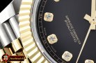 Rolex Datejust II DJ2 41mm Jub Flt YG/SS Black Diams BP Swiss 28