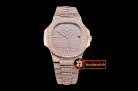 Patek Philippe Nautilus Ref.5711 RG/RG Full Diamonds Miyota 9015