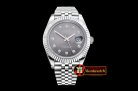 Rolex Datejust II DJ2 41mm Jub Flt SS/SS Grey Diams BP A3235 Mod