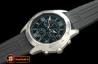 GU034B - G-Timeless Men Chrono SS/LE Black Swiss Qtz