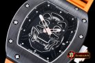 Richard Mille RM052 Skeleton Skull Black CER/RU Black Custom Mod