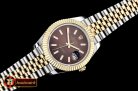 Rolex Datejust II DJ2 41mm Jub Flt YG/SS Brown Stk BP A3235 Mod