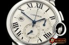 Cartier Balon Bleu Chronograph 47mm SS/SS White ZF Asia 7750