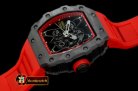 RM077A - RM-035 Rafael Nadal Tourbillon PVD/RU/Red Custom Skelet