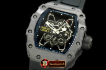 RM078B - RM-035 Rafael Nadal Tourbillon PVD/RU/Blk Custom Skelet