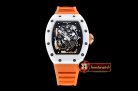 Replica Richard Mille RM055 Bubba Watson White Cer Black CER/VRU