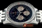 Replica Breitling Navitimer SS/SS Black Num 7750