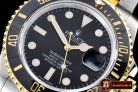 Rolex Submariner 116613 Cer YG/SS Blk BP V2 SP Asia 3135