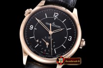 Jaeger Le Coultre Master Control Geographic Sector RG/LE Blk MY9015 Mod