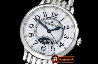 Jaeger Le Coultre Rendez-Vous Day/Night SS/SS White MOP MY9015 Mod