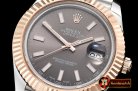 Rolex Datejust II DJ2 41mm Jub Flt RG/SS Dark Grey Stk BP A3235