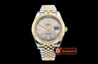 Rolex Datejust II DJ2 41mm Jub Flt YG/SS L.Grey Stick BP Swiss 2